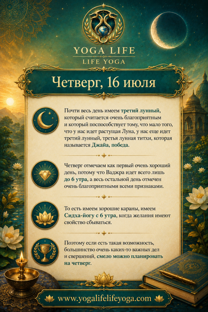 четверг, 16 июля